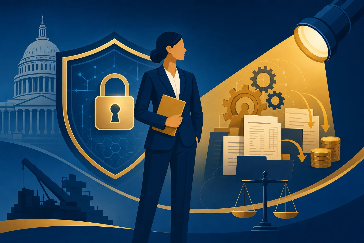 Whistleblower and Qui Tam Safeguards Illustration